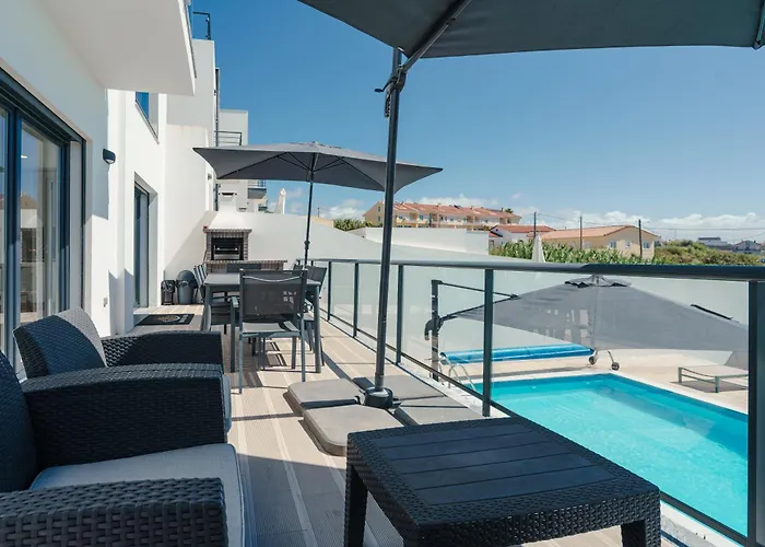 Bela Vista With Sea View, Jacuzzi And Private Pool Villa Lourinhã